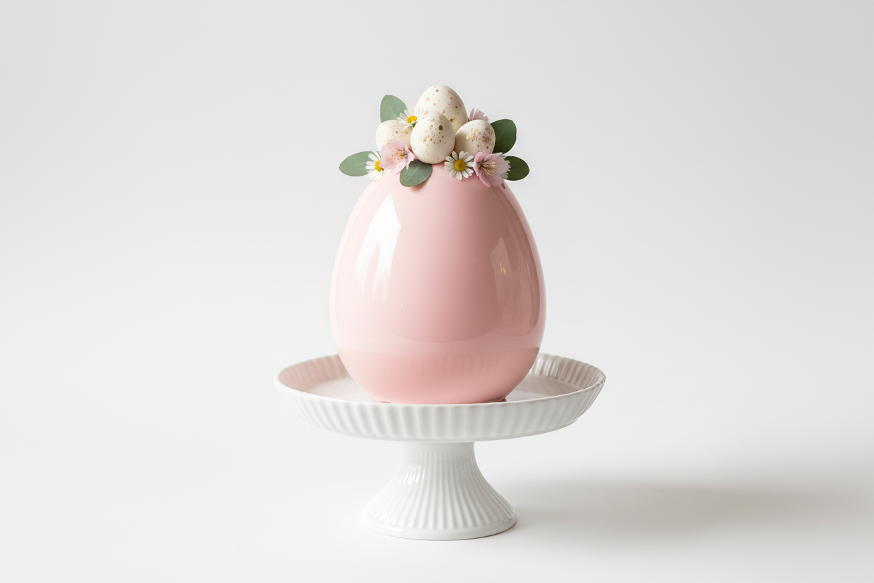 Roze paas taart breed formaat